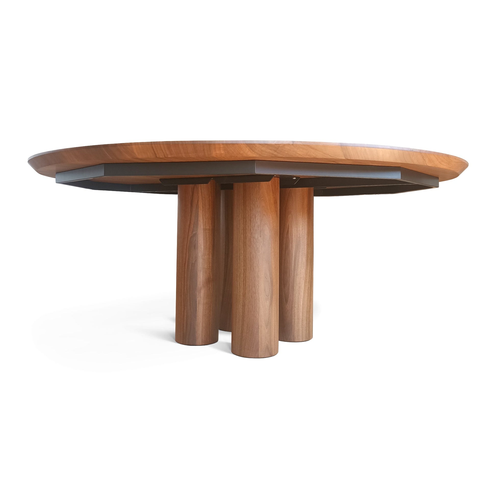 Ella Round Walnut Dining Table by S10Home