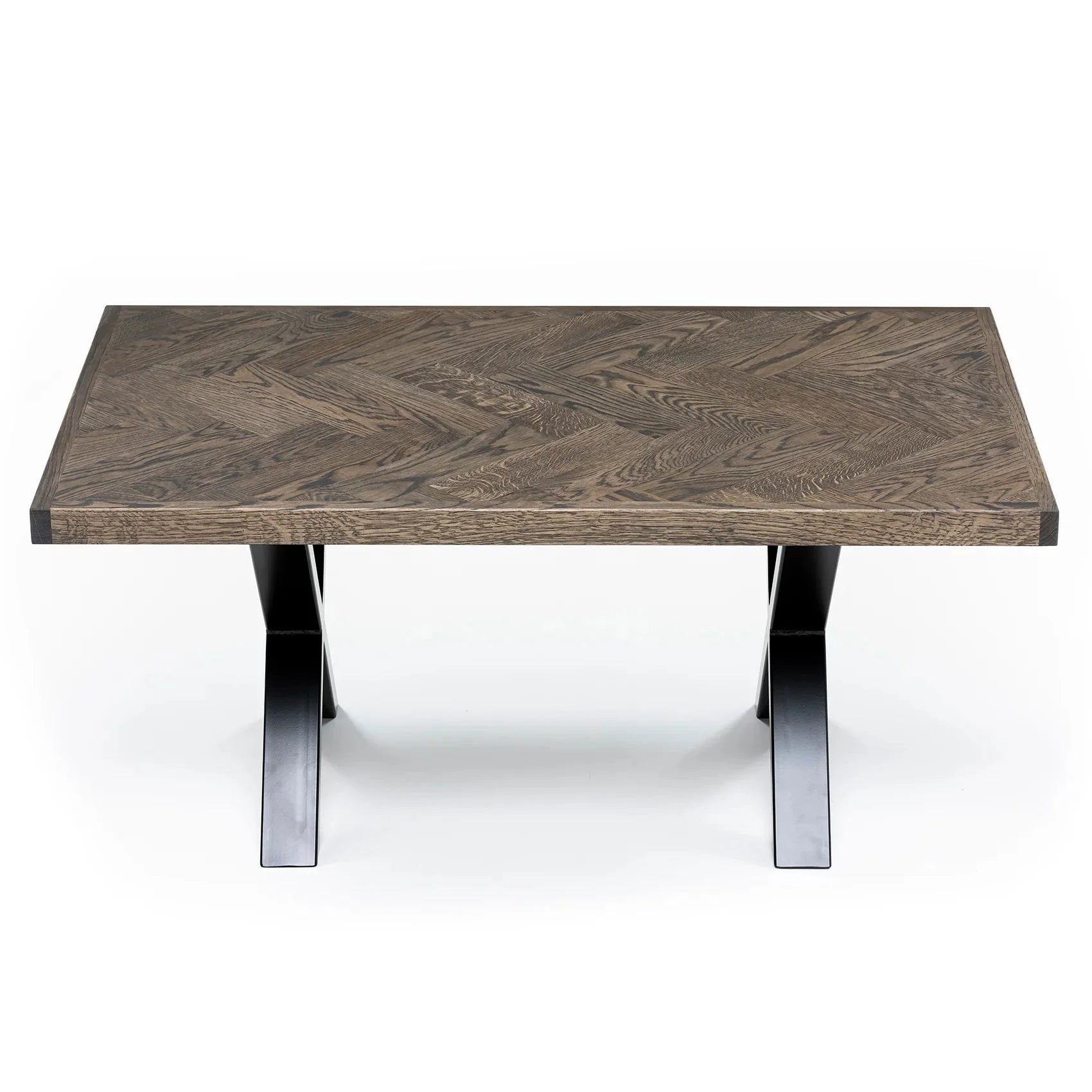 Charcoal Herringbone Oak Coffee Table 
