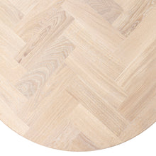 Round Herringbone Coffee Table Cotton - S10Home