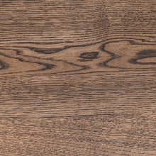 Round Oak Coffee Table, Chocolate - S10Home