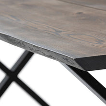 Eva Extending Dining Table in Charcoal Oak by S10Home