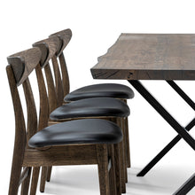 Eva Extending Dining Table in Charcoal Oak by S10Home