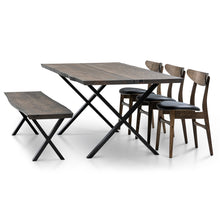 Eva Extending Dining Table in Charcoal Oak by S10Home