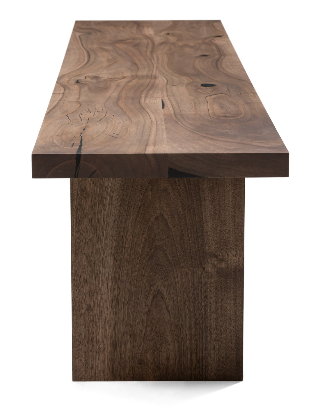 Walnut Bench, Chocolate, 2-6 Seater, Dining Bench 